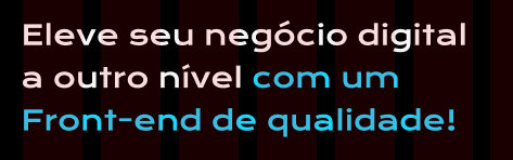 elemento = h1 texto = Eleve seu negócio digital a outro nível com um Front-end de qualidade!
        Folha de estilo(CSS) fonte = Krone one tamanho fonte = 36 pixel cor = branca